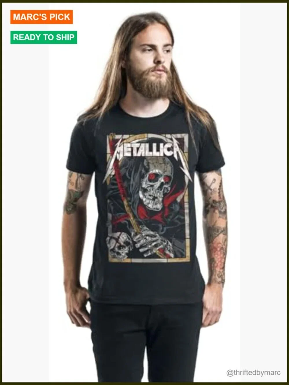 Classic Fit Men's Short Sleeve Crew Neck Band T-Shirt